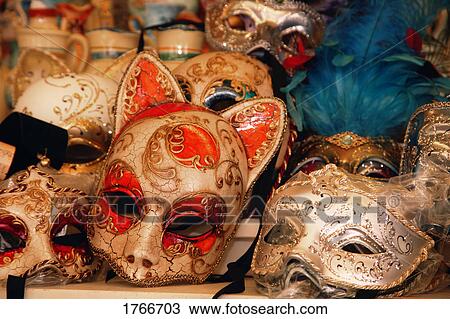 Masks on Display in Shop Venice Italy View Large Photo Image Stock Image - Masks on Display in Shop Venice Italy. Fotosearch