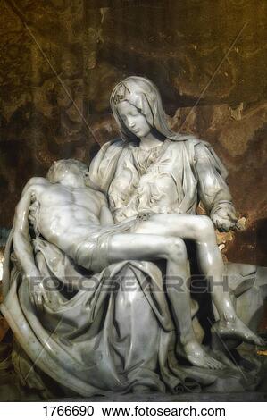Stock Image - Michelangelo's Pieta Saint Peter's Basilica Rome Italy. Fotosearch