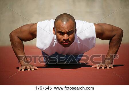 Stock Photography - Portrait of an athlete. Fotosearch