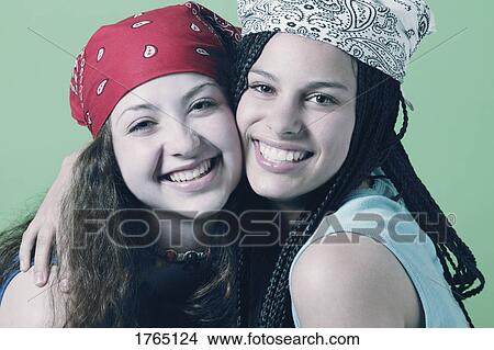 Portrait of best friends View Large Photo Image Picture - Portrait of best friends. Fotosearch