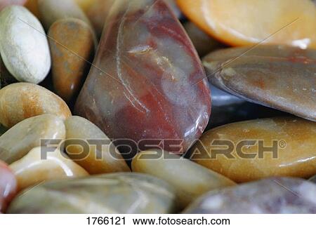Stock Image - Smooth stones. Fotosearch
