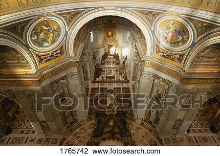 Stock Image - St. Peter's Basilica Vatican City Rome Italy. Fotosearch