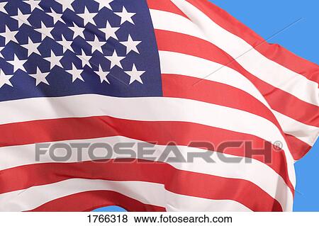The American flag View Large Photo Image Stock Photo - The American flag. Fotosearch