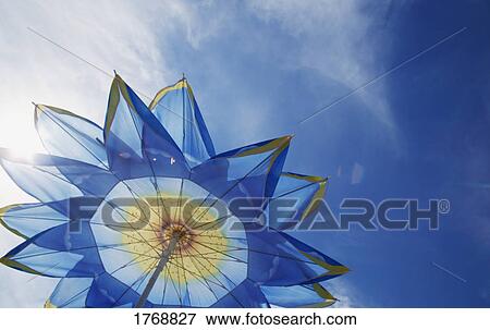 A beach umbrella View Large Photo Image Stock Photo - A beach umbrella. Fotosearch