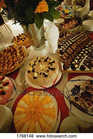 A dessert buffet View Large Photo Image Stock Photo - A dessert buffet. Fotosearch