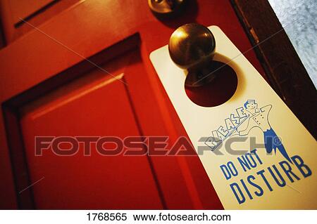 A "do not disturb" sign View Large Photo Image Stock Photography - A "do not disturb" sign. Fotosearch