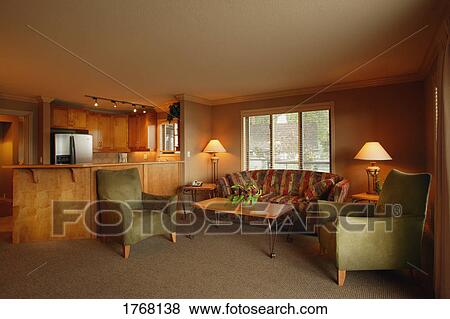 A living room View Large Photo Image Stock Photo - A living room. Fotosearch