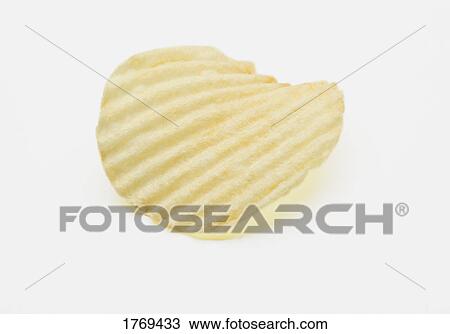 A rippled chip View Large Photo Image Stock Image - A rippled chip. Fotosearch