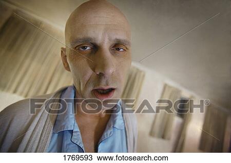 Stock Image - A sick man. Fotosearch