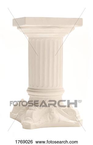 A white pillar View Large Photo Image Stock Photograph - A white pillar. Fotosearch