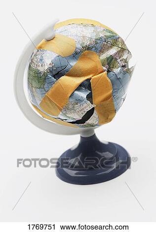 Stock Image - A world in need of repair. Fotosearch