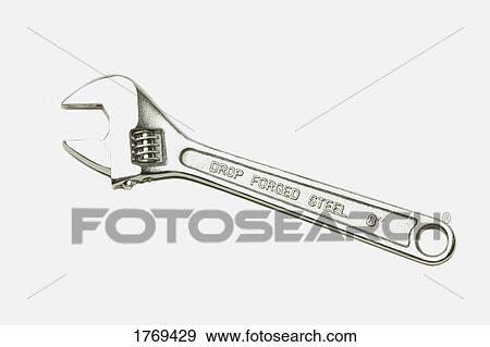 Stock Photo - A wrench. Fotosearch