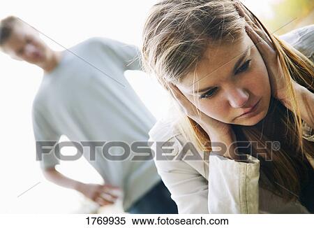 Couple having a fight View Large Photo Image Stock Photography - Couple having a fight. Fotosearch
