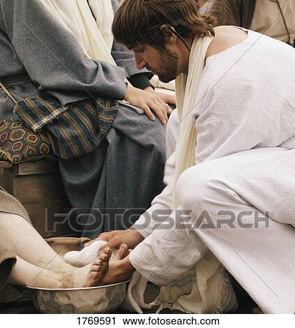 Foot washing View Large Photo Image Stock Image - Foot washing. Fotosearch