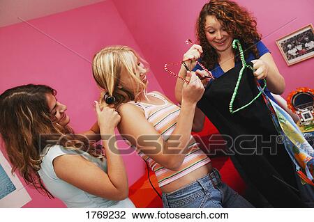 Friends getting ready View Large Photo Image Stock Image - Friends getting ready. Fotosearch