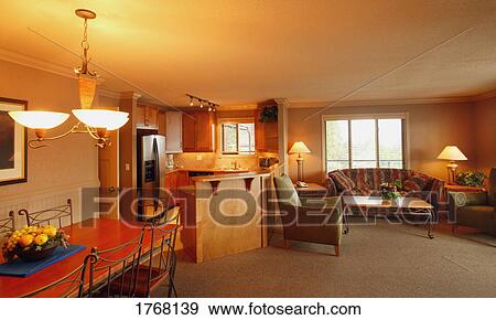 Interior of house View Large Photo Image Stock Photo - Interior of house. Fotosearch