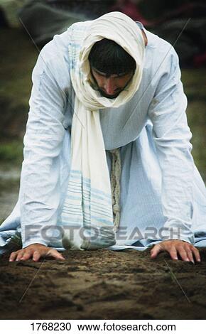 Jesus prays View Large Photo Image Stock Image - Jesus prays. Fotosearch