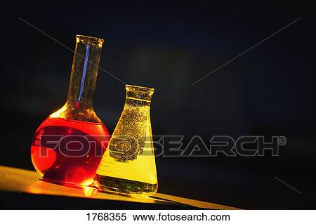 Stock Photography - Lab beakers. Fotosearch