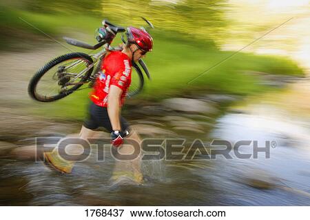 Mountain biker View Large Photo Image Stock Photo - Mountain biker. Fotosearch