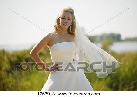 Portrait of a bride View Large Photo Image Stock Photo - Portrait of a bride. Fotosearch