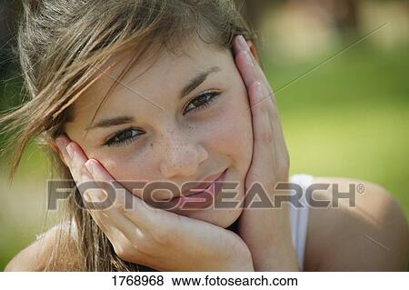 Portrait of a teen View Large Photo Image Stock Photo - Portrait of a teen. Fotosearch