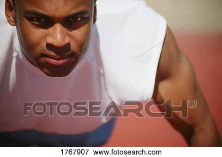 Stock Photo - Portrait of an athlete. Fotosearch