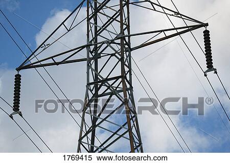 Stock Photography - Power lines. Fotosearch