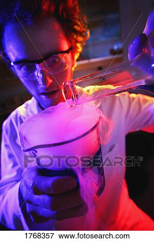 Stock Photo - Science experiment. Fotosearch