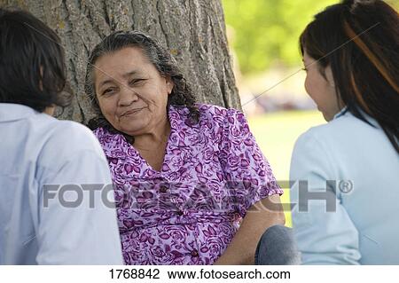 Stock Image - Spending time together. Fotosearch