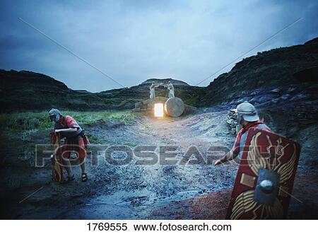 Stock Photography - The stone was rolled away. Fotosearch