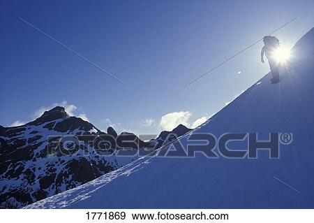 A Mountaineer in the sunlight View Large Photo Image Stock Photo - A Mountaineer in the sunlight. Fotosearch