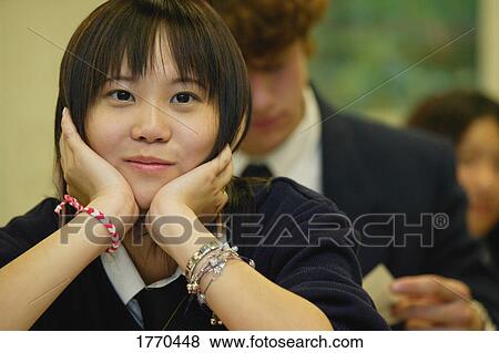 Stock Photo - Asian student. Fotosearch