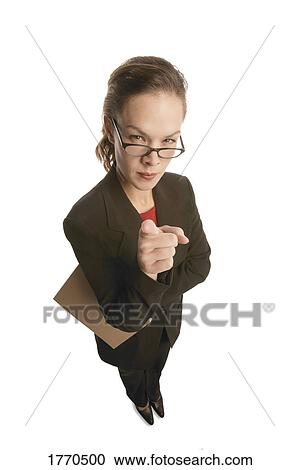 Stock Image - Assertive businesswoman. Fotosearch