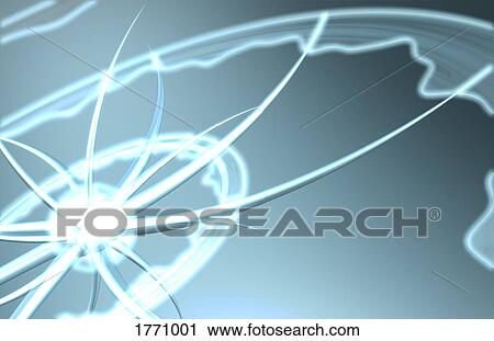Stock Image - Background effect, birth of energy.. Fotosearch
