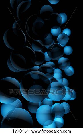 Stock Image - Background effect, energy building up, molecules.. Fotosearch