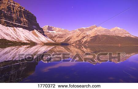 Bow Lake Banff National Park Alberta, Canada View Large Photo Image Stock Image - Bow Lake Banff National Park Alberta, Canada. Fotosearch