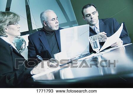 Business meeting View Large Photo Image Stock Image - Business meeting. Fotosearch