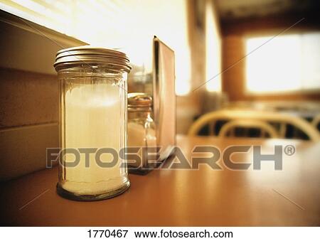 Stock Photo - Cafeteria table. Fotosearch