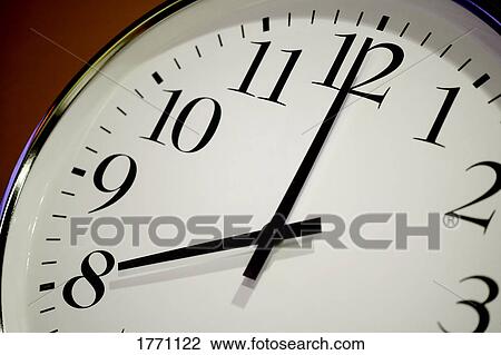 Stock Image - Clock face. Fotosearch