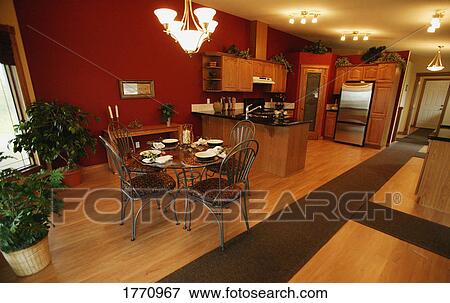 Contemporary kitchen View Large Photo Image Stock Photo - Contemporary kitchen. Fotosearch