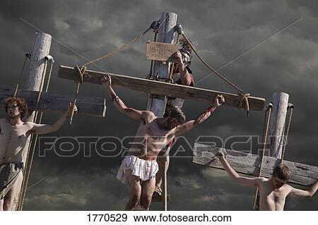 Crucifixion of Christ View Large Photo Image Stock Photo - Crucifixion of Christ. Fotosearch