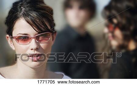 Female model with sunglasses View Large Photo Image Stock Photography - Female model with sunglasses. Fotosearch