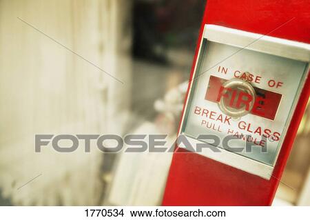 Picture - Fire alarm. Fotosearch