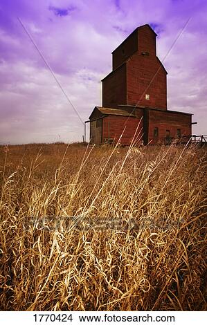 Picture - Grain Elevator. Fotosearch