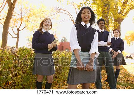 Group of teenage students View Large Photo Image Stock Image - Group of teenage students. Fotosearch