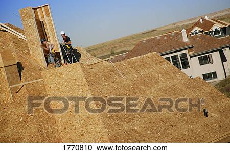 House construction View Large Photo Image Stock Image - House construction. Fotosearch