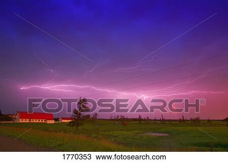 Lightning in sky View Large Photo Image Stock Image - Lightning in sky. Fotosearch