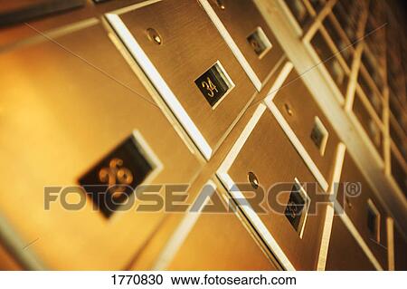 Stock Image - Mailboxes. Fotosearch