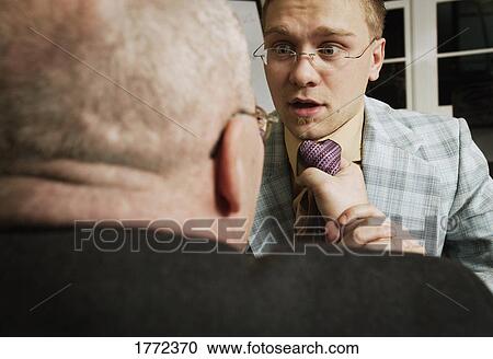 violently being man threatened fotosearch clutch panic dsn006