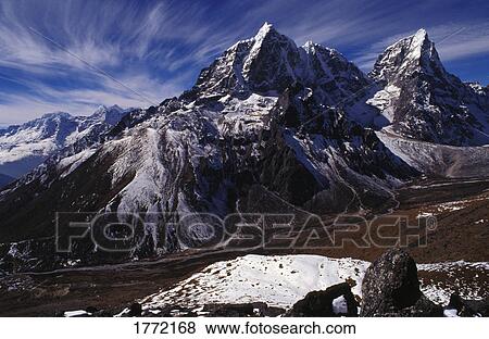 Mountain range with valley in forefront View Large Photo Image Stock Photo - Mountain range with valley in forefront. Fotosearch